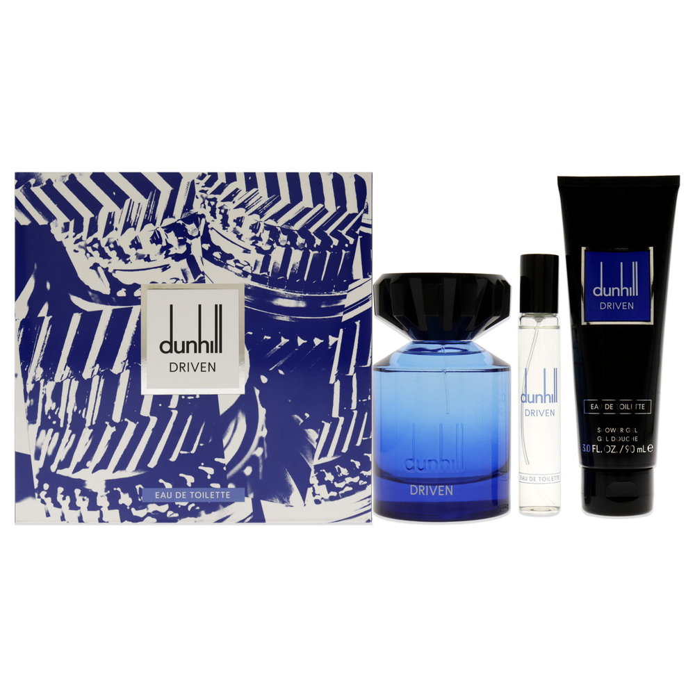 Driven Blue by Alfred Dunhill for Men 3 Pc Gift Set